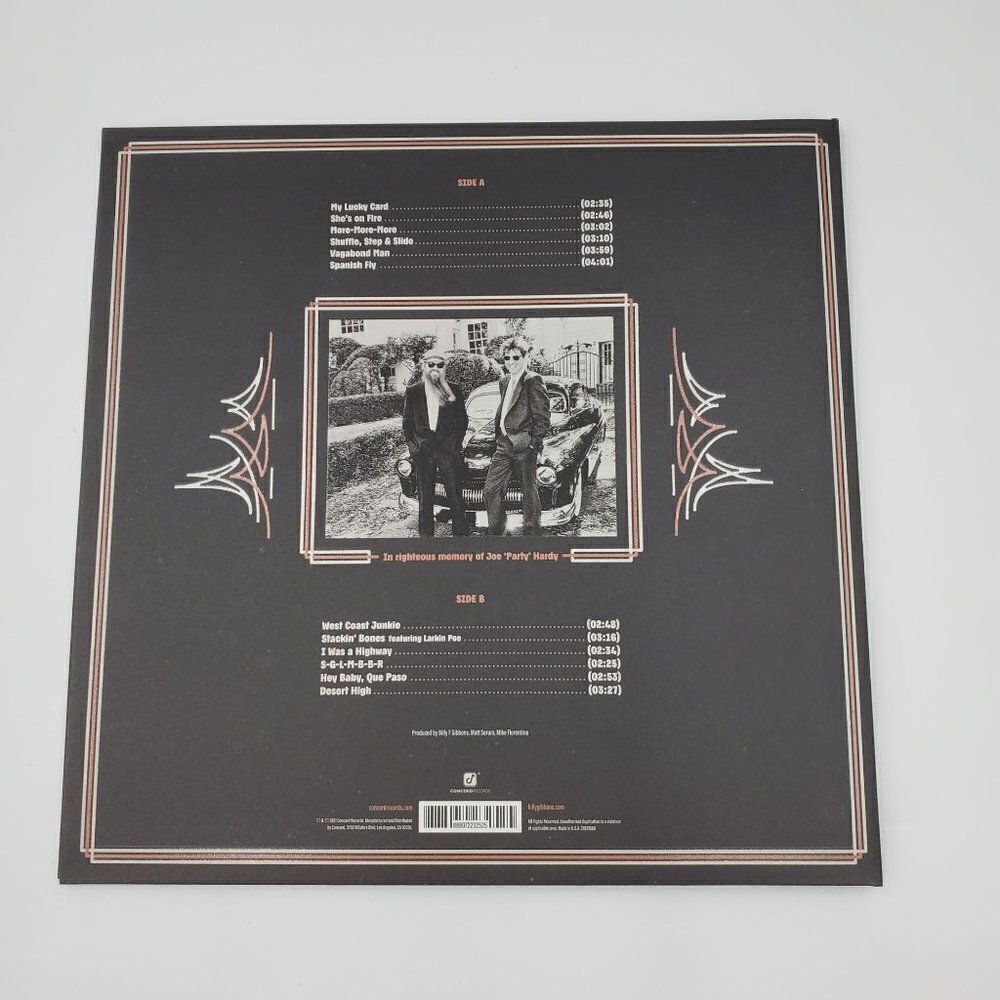 Billy Gibbons Signed Hardware Vinyl Album Cover + Sealed Record ZZ TOP JSA COA - Picture 5 of 12